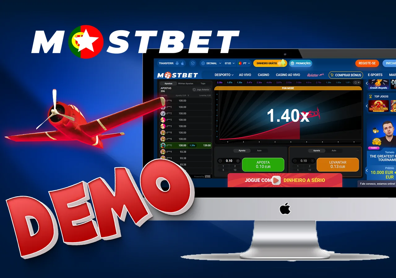 Experimente jogar sem o risco de perder dinheiro com a versão de demonstração