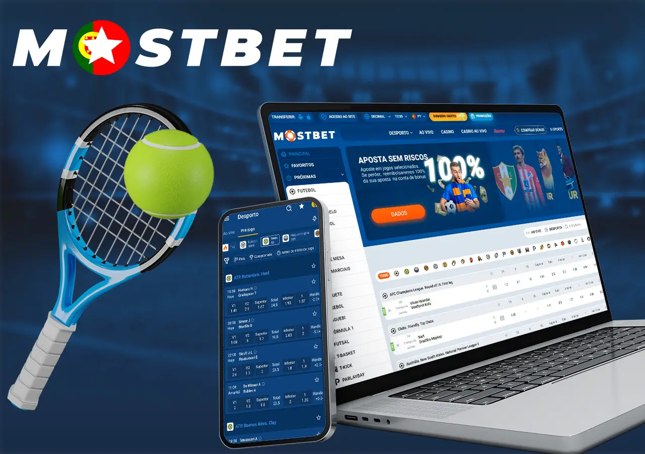 Cadastre-se na MostBet e comece a apostar em tênis