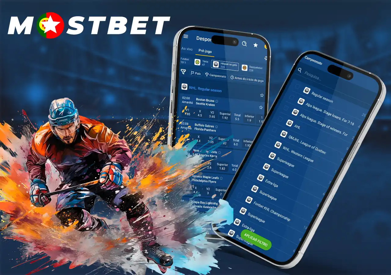 Muitos torneios para apostas de hóquei na MostBet