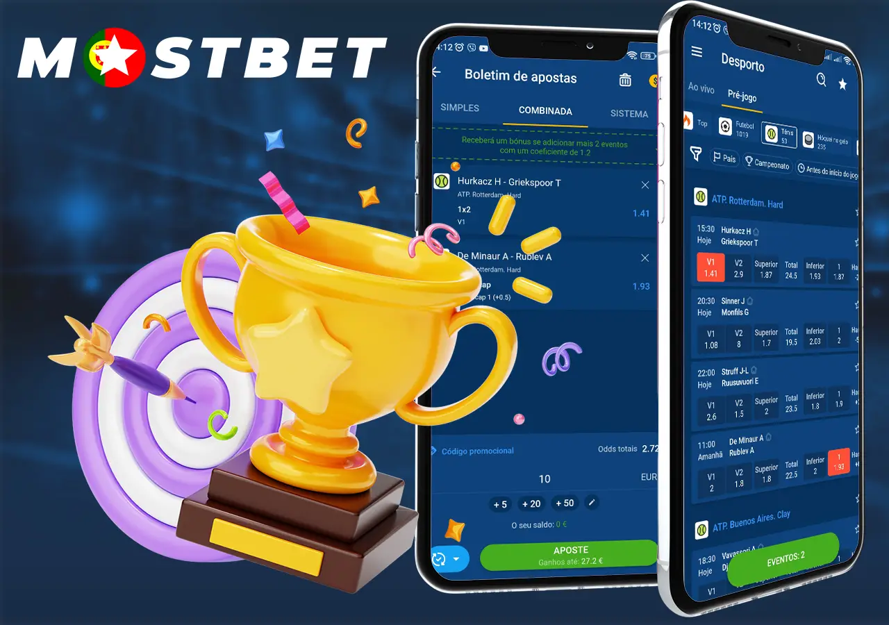 Faça sua primeira aposta no tênis na MostBet