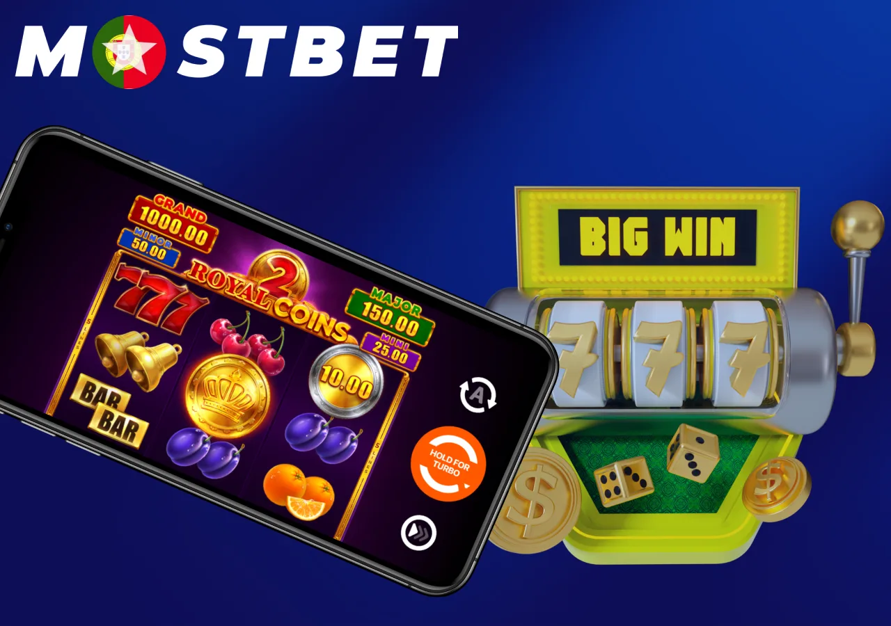 Os fãs do Royal Coins 2 podem encontrá-lo no portal da Mostbet Portugal