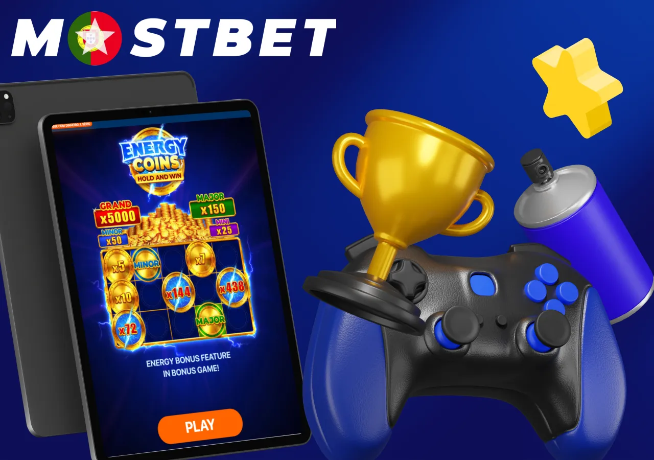 Passos necessários para começar a jogar slots na Mostbet