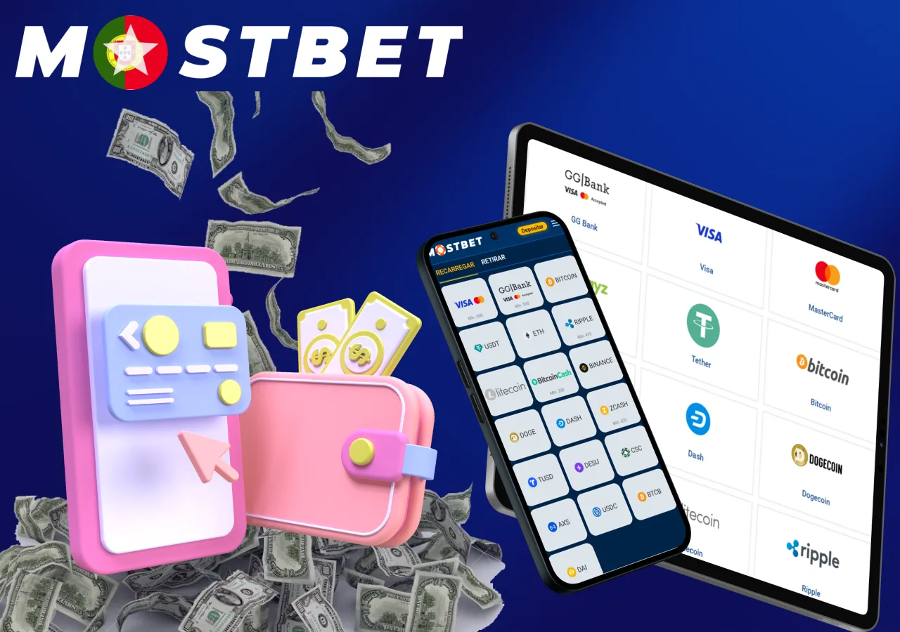 O portal oferece uma vasta seleção de operadores de pagamento