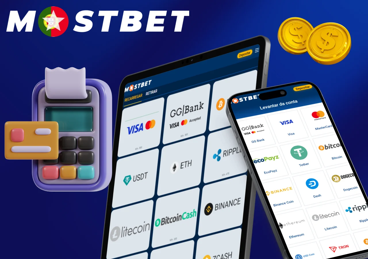 O portal oferece uma vasta seleção de operadores de pagamento