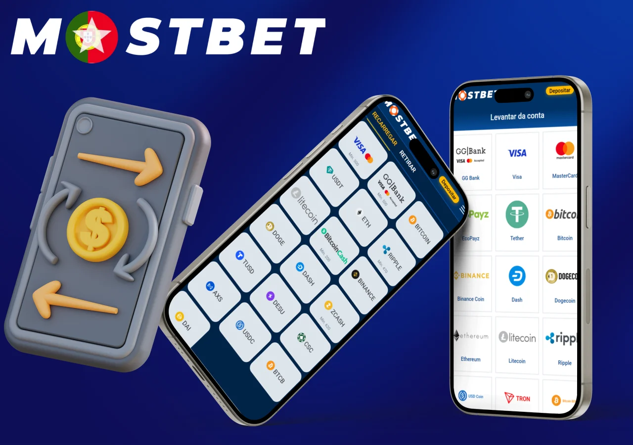 O portal oferece uma vasta seleção de operadores de pagamento