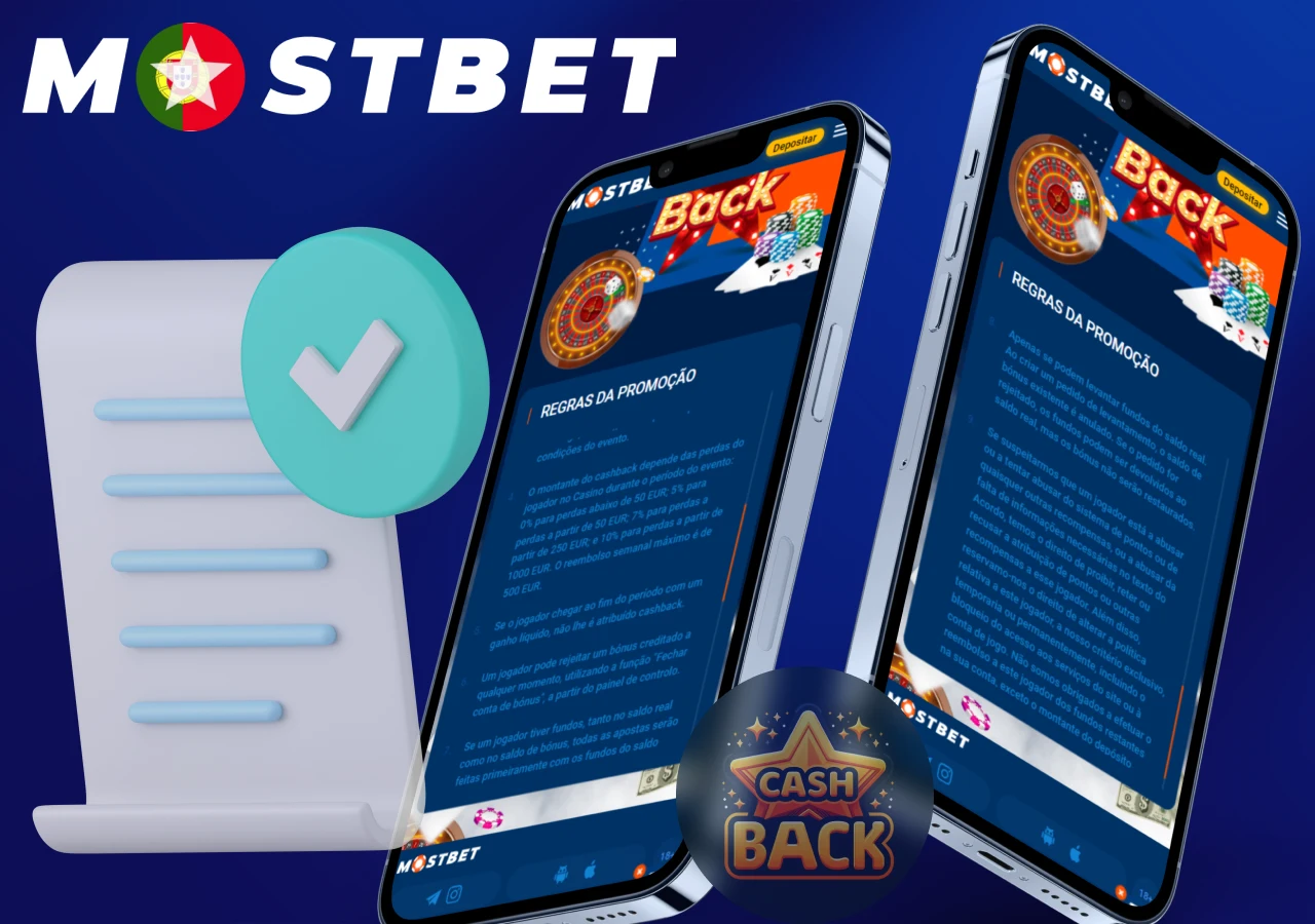 Principais condições de participação no programa Cashback