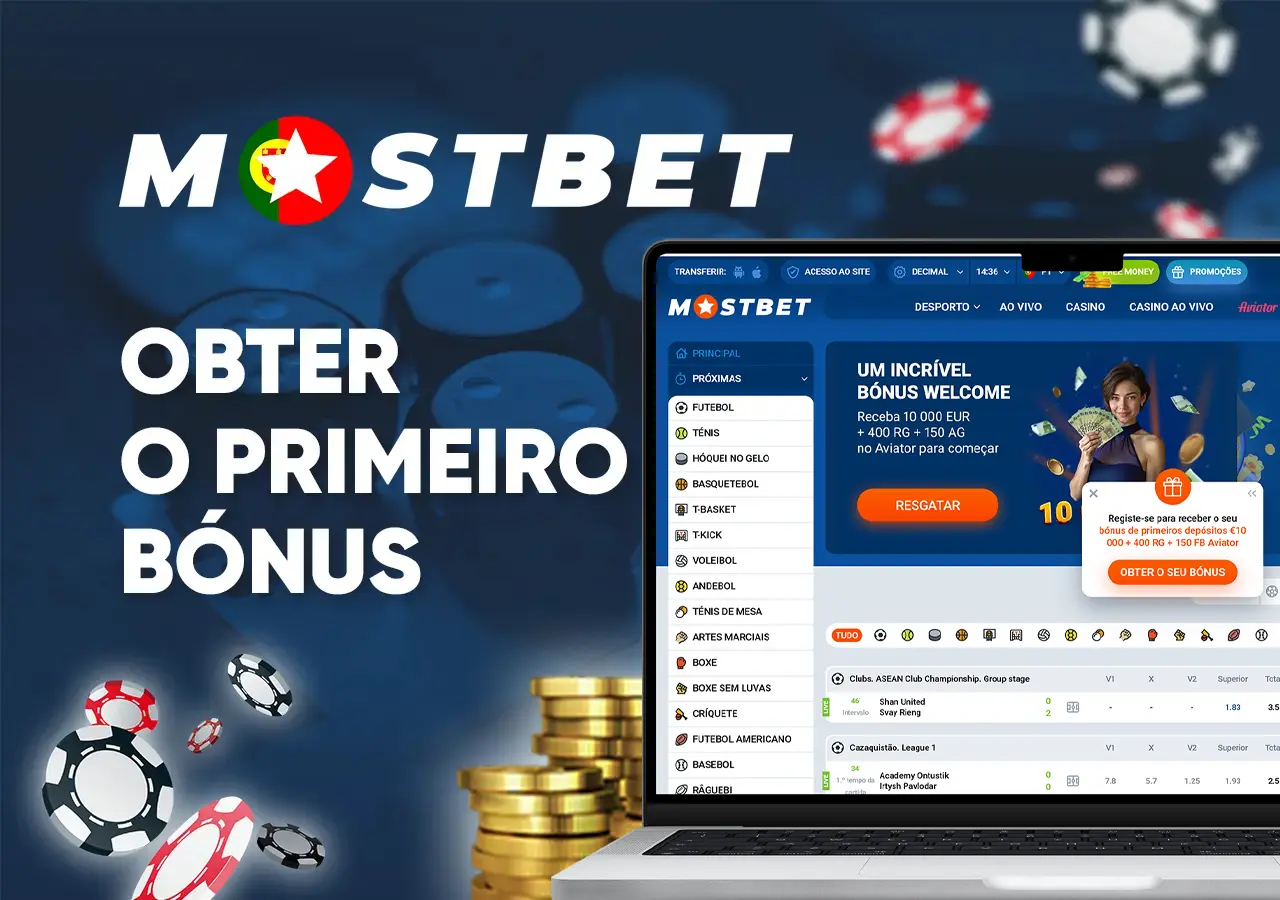 O bónus de boas-vindas pode ser recebido no momento do registo